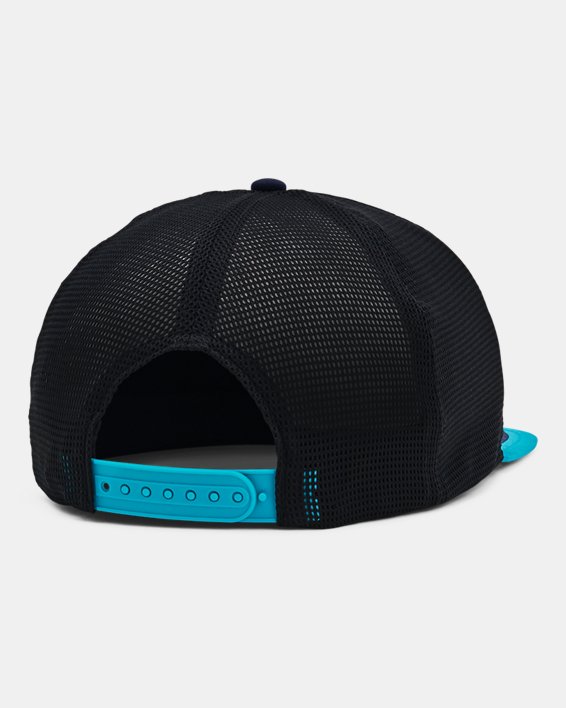 Men's UA Launch Snapback Hat in Blue image number 1